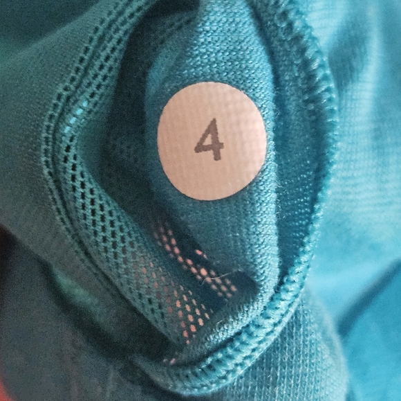 Lululemon Racerback Power Y Tank Top - Size 4 - Teal Blue - Picture 5 of 5